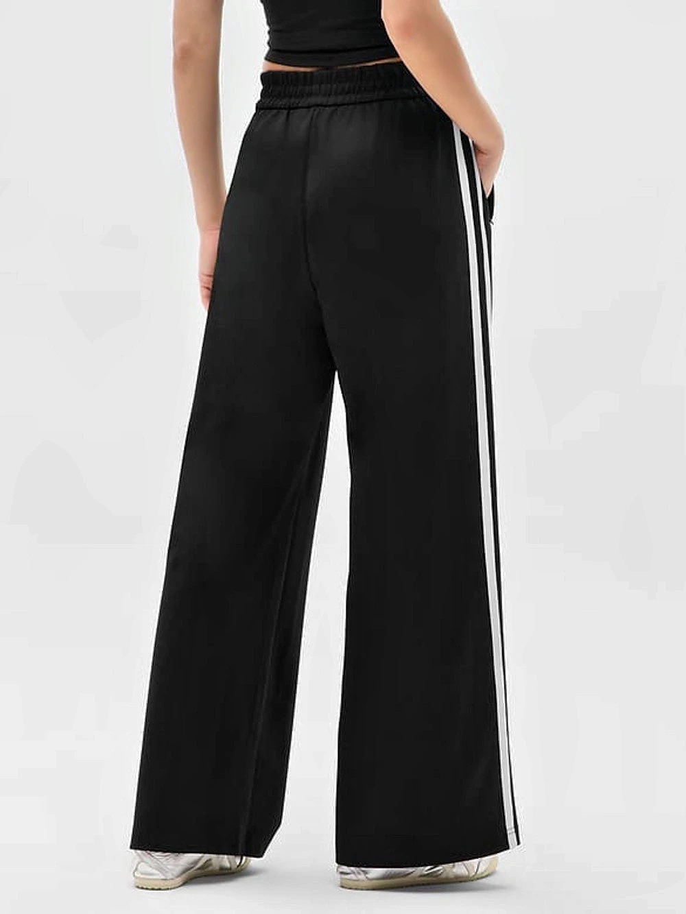 ATHLETA TEMPO MID RISE WIDE LEG TRACK PANT size Medium Tall - Picture 3 of 7